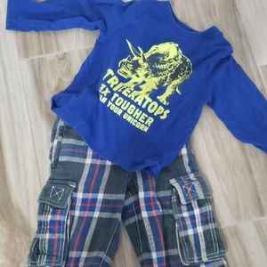 Childrens place Shirt & mini boden pants